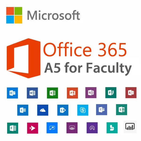 Microsoft Office 365   1 Year Subscription for 5 Devices