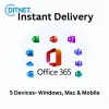 Microsoft Office 365 – Instant Delivery for 5 Devices (Windows, Mac & Mobile) by Ditnetkey