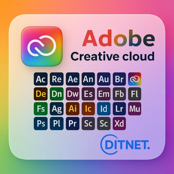 Adobe Creative Cloud All Apps 2025 – 1 Month Subscription