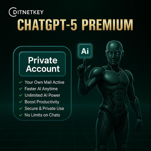 chatgpt-plus-gpt5-1-month-access ChatGPT Plus GPT-5 1 Month Access – Faster AI Responses and Priority Support by DitnetKey